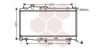 VAN WEZEL Radiators, Motora dzesēšanas sistēma 51002072